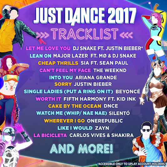 Ubisoft Just Dance 2017 for PlayStation 4 - UBP30502031, Fun Dance Game, Family-Friendly Entertainment