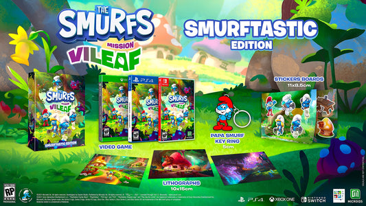 Maximum Games The Smurfs: Mission Vileaf - Smurftastic Edition PS4 Multi-Colored 12144_US
