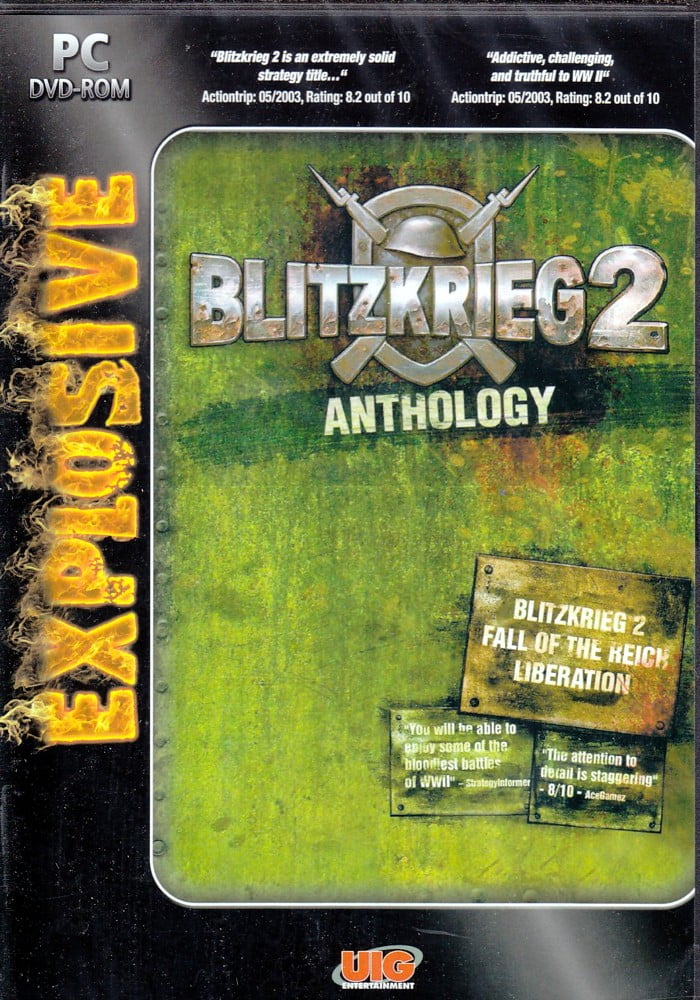 Blitzkrieg Anthology 2 PC DVD - Includes Blitzkrieg 2 + Blitzkrieg 2: Fall of the Reich + Blitzkrieg 2: Liberation
