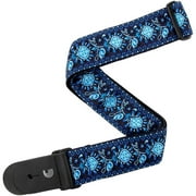 DAddario 2 Woven Guitar Strap, Monterey 2 Blue