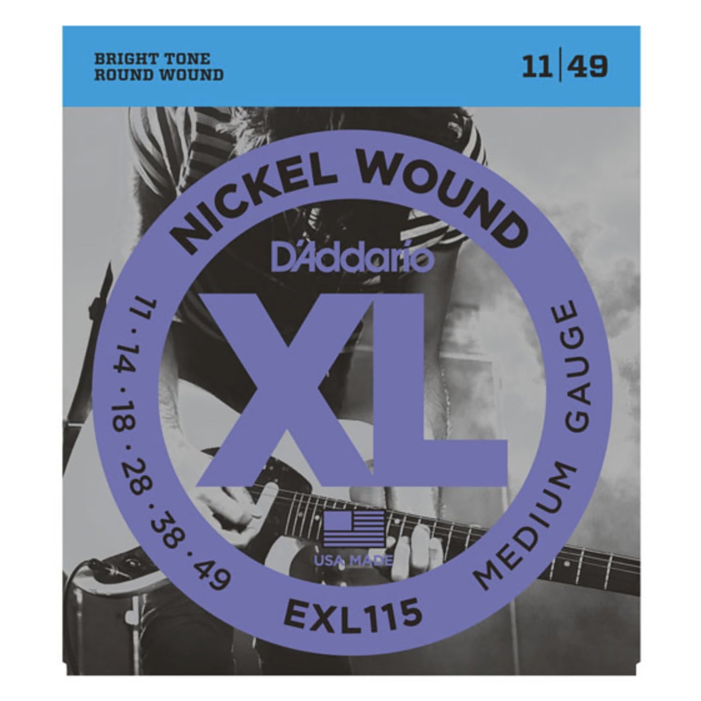 DAddario,Elecgtr Xl Med-Blues/Jazz