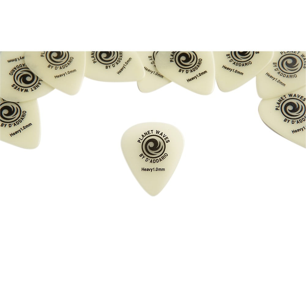 DAddario Planet Waves Cellu-Glow Guitar Picks Heavy 10 Pack