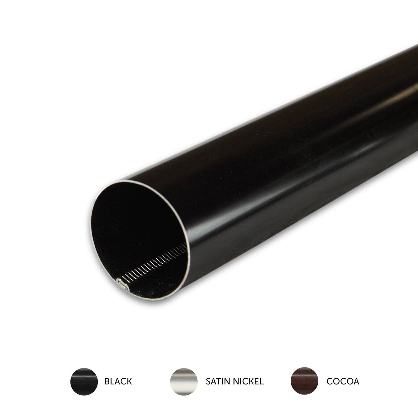 Domovina 1.5 Decorative Pole 8 Feet Long-Color:Black