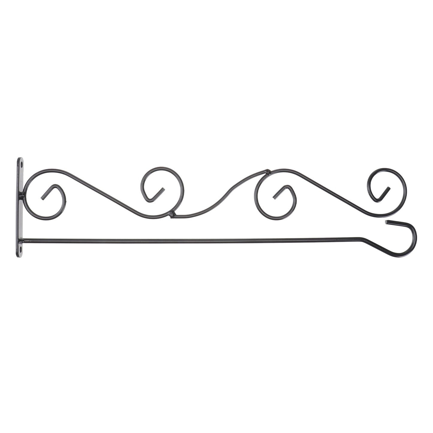Hemoton Flag Garden Holder Stand Scroll Hanger Bracket Wall Yard Banner Mailbox Post Flagpole Christmas