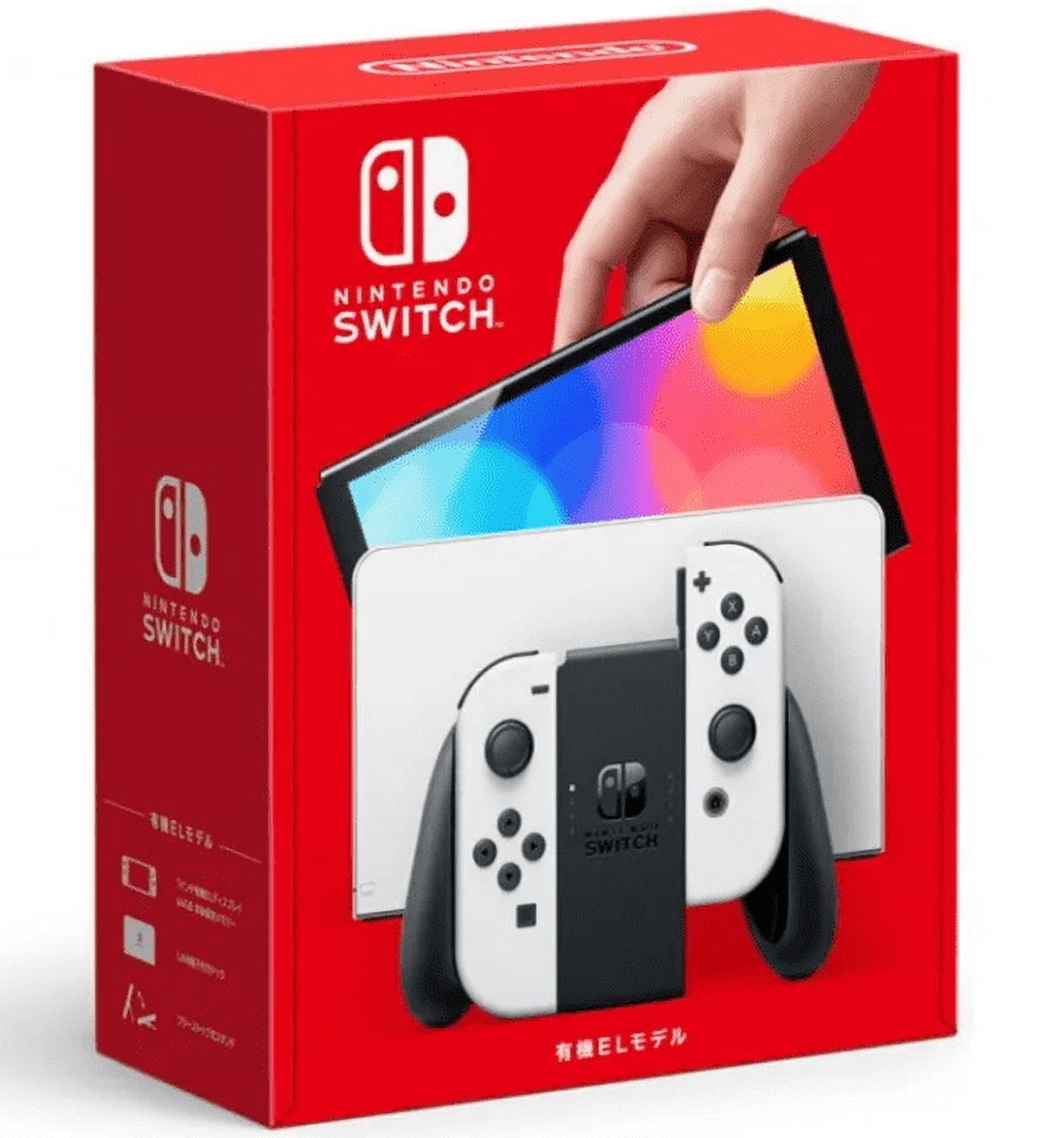 Nintendo Switch Oled Model With 64Gb, White, Bundle (Imported Version ) Powever Bundle