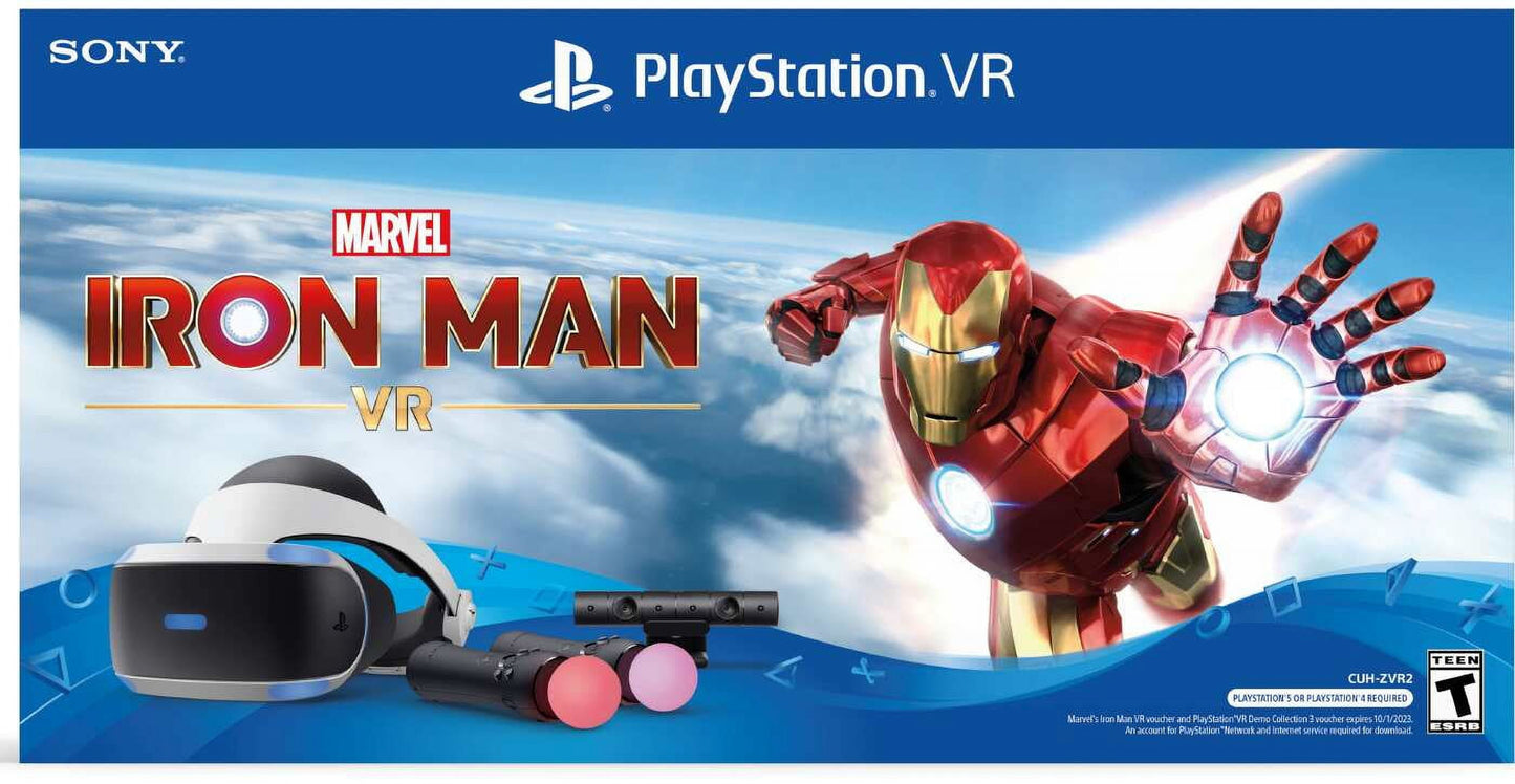 Playstation Vr Headset With MarvelS Iron Man Vr Mega Bundle