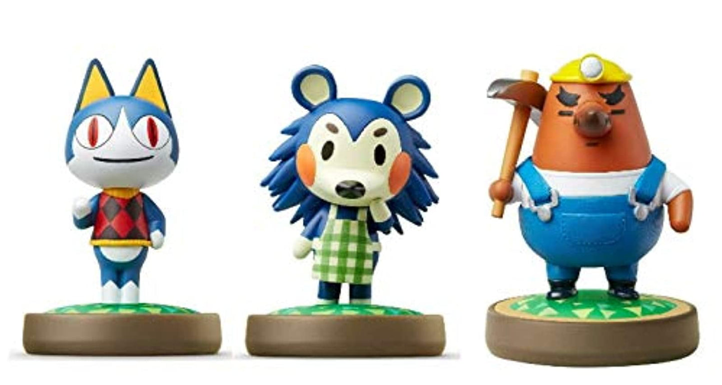 Pre-Owned Nintendo Animal Crossing 3 Pack Bundle Rover Mabel For Nintendo Switch Figure