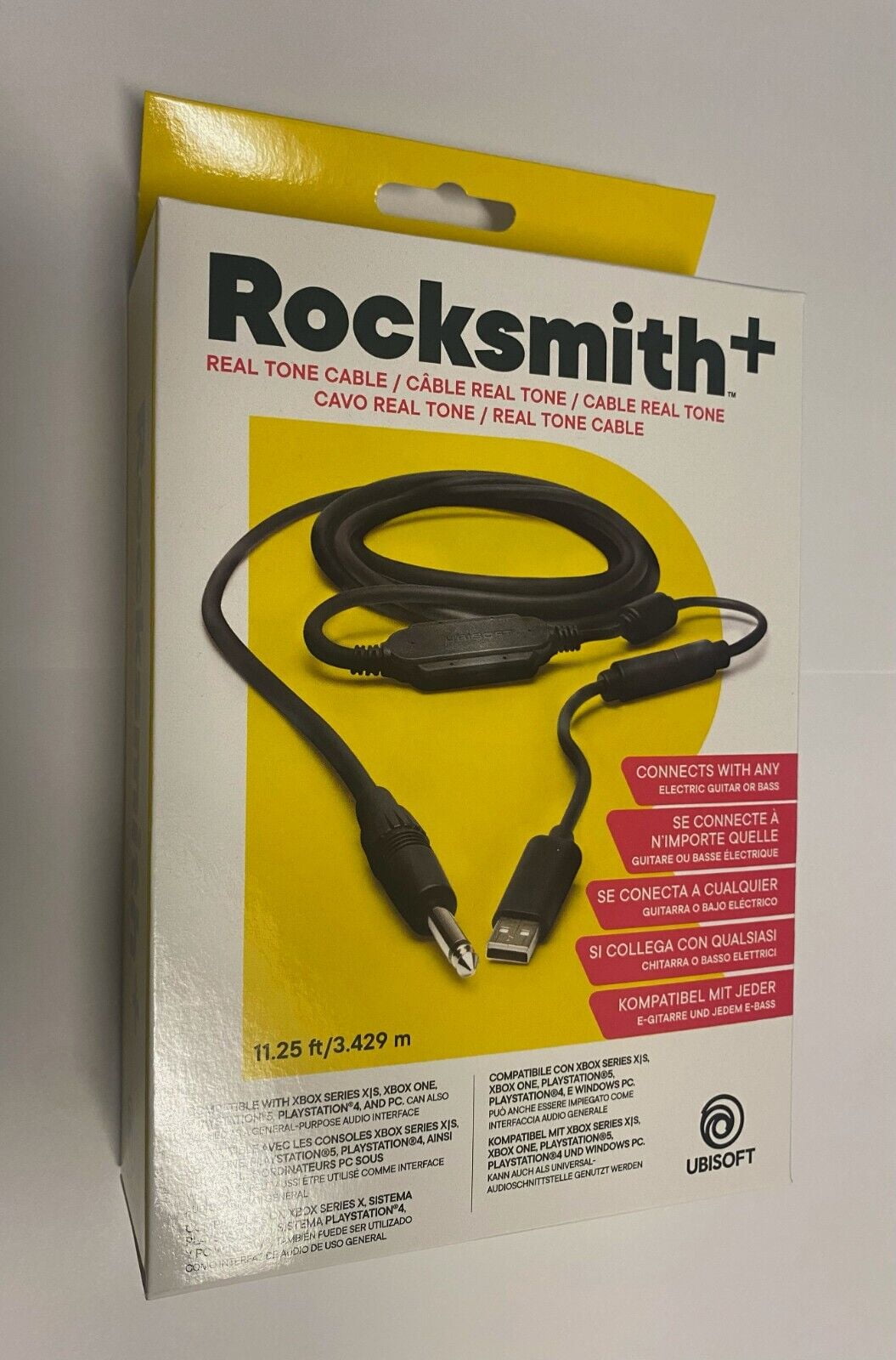Pre-Owned Rocksmith Real Tone Cable Compatible With Xboxseriesx/Xboxone,Ps4,Ps5,Pc (Refurbished: Like New)