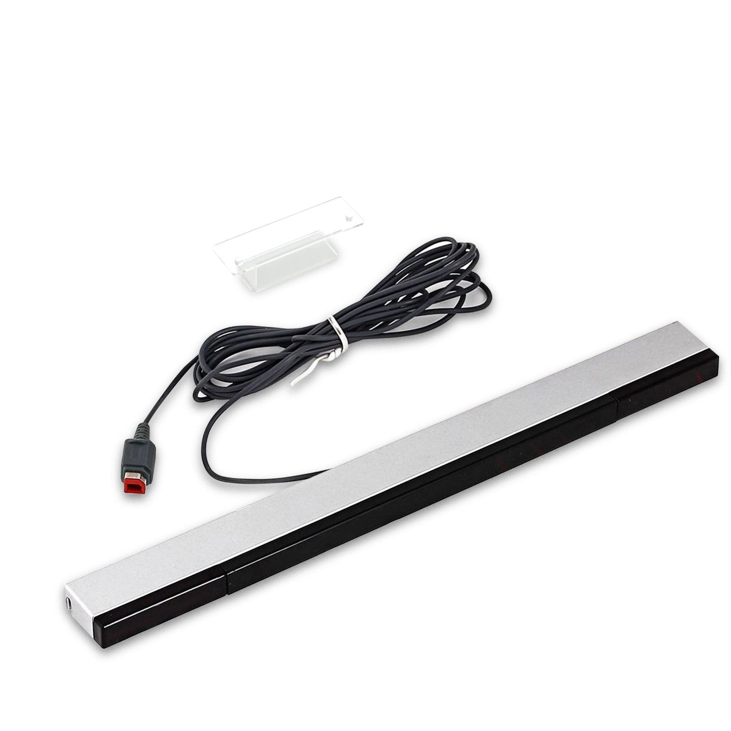 Tsv 1 Pc Wired Infrared Sensor Bar Fit For Nintendo Wii, Wii U, Wired Ir Ray Motion Receiver Sensor Bar With Stand