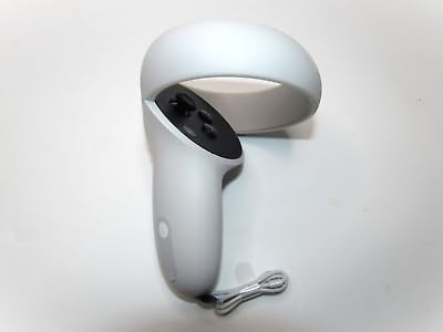 Left Hand Controller for Meta Quest 2 - White, Ergonomic Design for Enhanced Gameplay