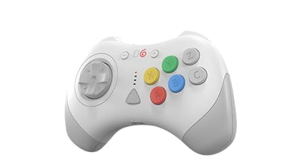 Retro Fighters D6 Wireless Controller for Switch/PC/Dreamcast - White, Model 850046080357