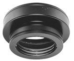 DuraVent 8DT-RCS Black Pipe Connector - Durable Venting Solution for Efficient Exhaust Systems