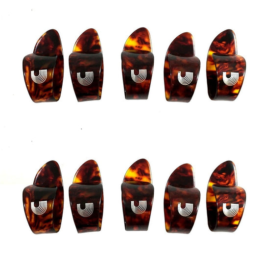 Planet Waves Thumb Picks  10 Pack  Large  Shell  For Guitar And Banjo