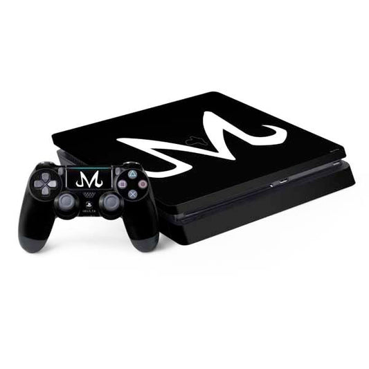 Skinit Decal Gaming Skin Compatible with PS4 Slim Bundle - Officially Licensed Dragon Ball Z Majin Buu Symbol Design