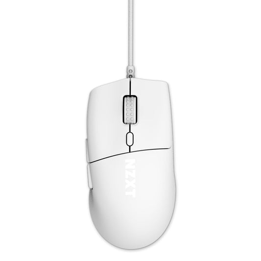 NZXT Lift 2 Ergo Gaming Mouse - Lightweight 58g, 8K Polling Rate, 26K DPI, Optical Switches, White, Model MS-001NW-02