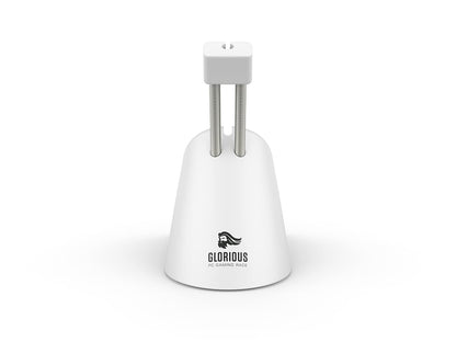 Glorious Gaming Mouse Bungee - Flexible Cable Management - Rubber - White - Model G-MB-WHITE