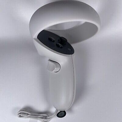 Right Hand Controller for Meta Quest 2 - White - Precision Tracking & Ergonomic Design