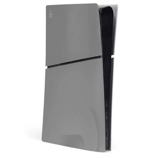 Skinit Decal Gaming Skin Compatible with PS5 Slim Digital Edition Console - Gray Design