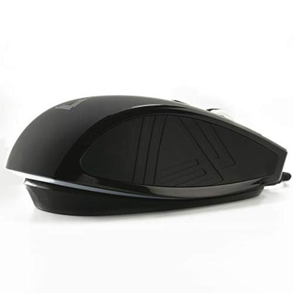 Lexip Pu94 RGB Wired Gaming Mouse - 3D Design Software, 6 Buttons, 2 Joysticks, Black