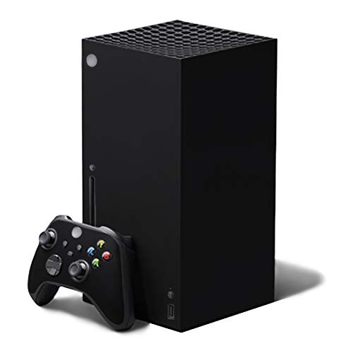 Matte Black - Vinyl Decal Mod Skin Kit by System Skins - Compatible with Microsoft Xbox Series X Console (XBX)
