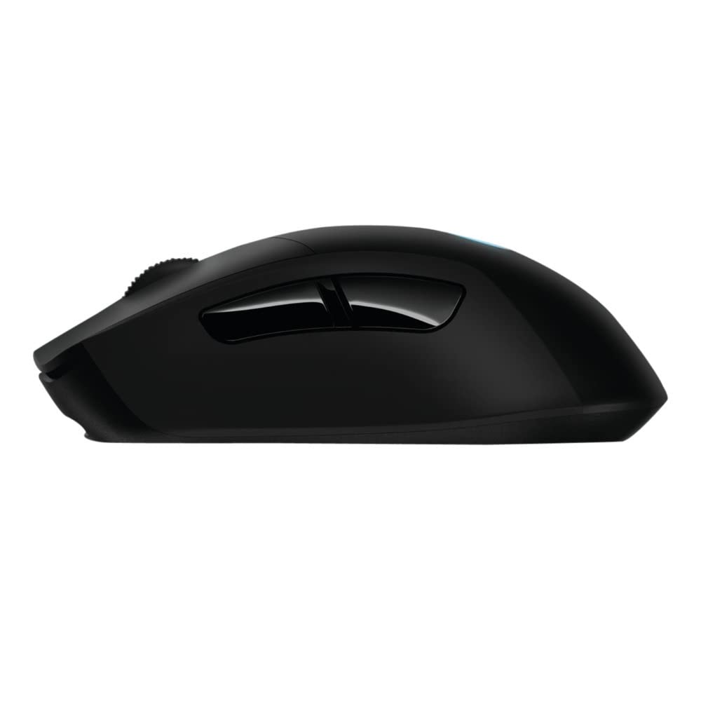 Logitech G703 Lightspeed Wireless Gaming Mouse - POWERPLAY Compatible, Black, Model 910-005091