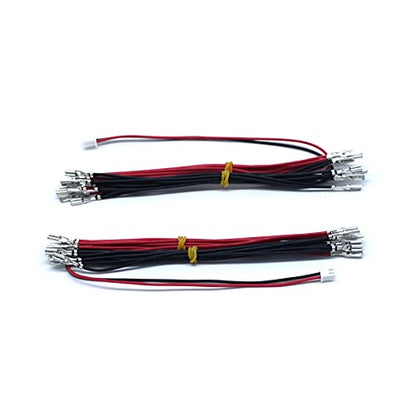 Arcity LED Arcade Button Power Cable - 2 Pcs Daisy Chain Jumper Wire Harness for USB Encoder, MAME, Raspberry Pi, 0.110 Inch Terminals
