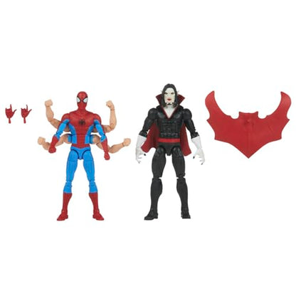 Hasbro Marvel Legends Spider-Man & Morbius Figurines 15 cm - Black, Plastic, Model F7052