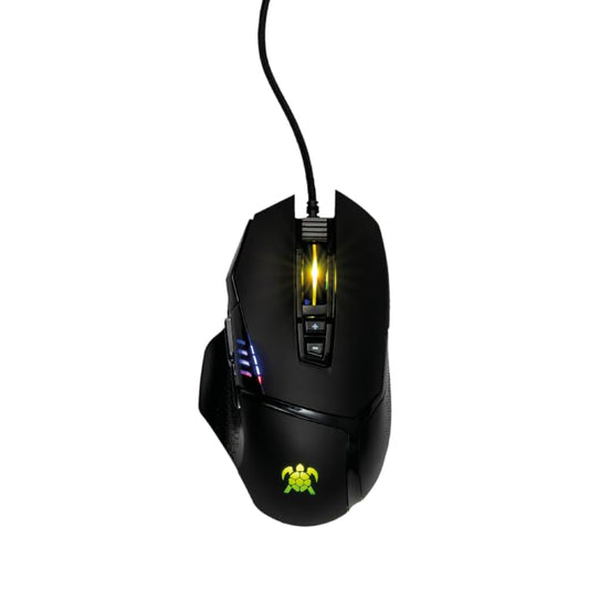 Hawksbill Super Slider V1 High Performance Wired Gaming Mouse  Adjustable DPI up to 19 000  RGB LED On-Board Memory  PC/MAC