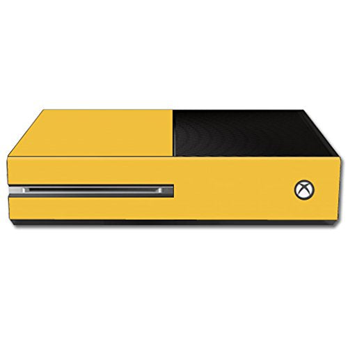 MIGHTY SKINS Xbox One Skin - Solid Marigold Vinyl Decal Wrap - Durable, Easy Apply & Remove - Model MIXBONE-Solid Marigold