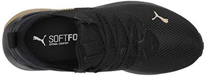 PUMA Cell Vive Big Kid Sneakers, Black Fabric, Model 19544001