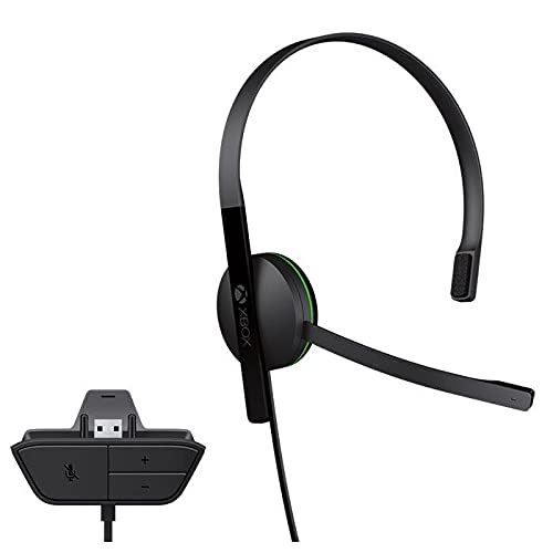 Xbox One Chat Headset - Black, One Size, Model S5V-00007, Comfortable Gaming Audio
