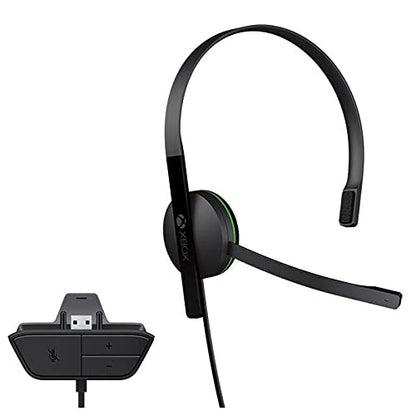 Xbox One Chat Headset - Black, One Size, Model S5V-00007, Comfortable Gaming Audio