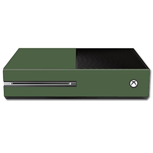 MIGHTY SKINS Xbox One Skin - Solid Olive Vinyl Decal Wrap, 11.6x8.9x2.4 inches, Easy to Apply & Remove, Made in The USA