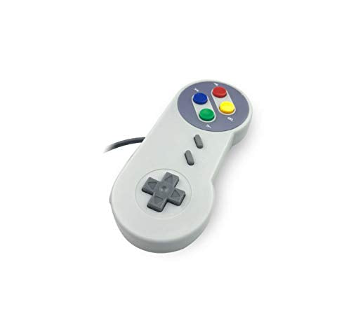 Kinyanco SNES Controller 2-Pack - Gamepad for Original Super Nintendo System