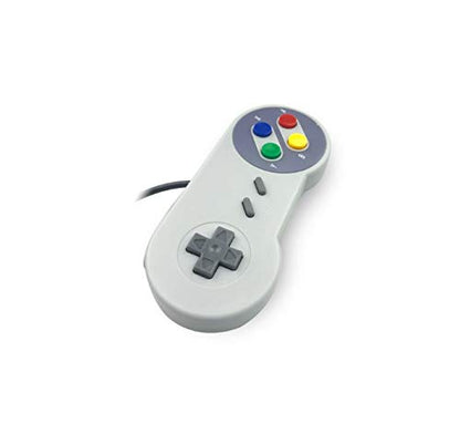 Kinyanco SNES Controller 2-Pack - Gamepad for Original Super Nintendo System