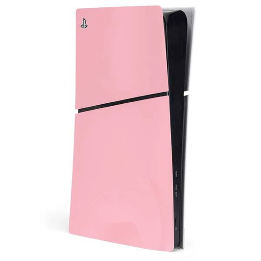 Skinit Decal Gaming Skin Compatible with PS5 Slim Digital Edition Console - Light Pink Design