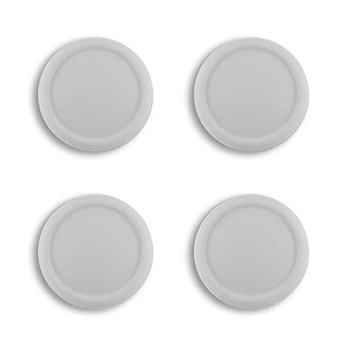 eXtremeRate PlayVital Switch Joystick Caps  Switch Lite Thumbstick Caps  Silicone Analog Cover for OLED Joycon Thumb Grips - Light Gray