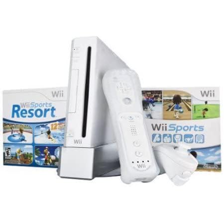 Nintendo Wii Bundle with Wii Sports & Wii Sports Resort - White (refurbished)