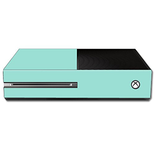 MightySkins Skin Compatible with Microsoft Xbox One - Solid Seafoam | Protective, Durable, and Unique Vinyl Decal wrap Cover | E