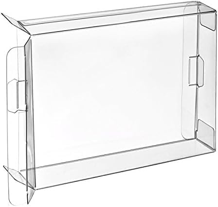 CHILDMORY 10Pcs Clear Protective Display Sleeves for 3DS Game Cartridges