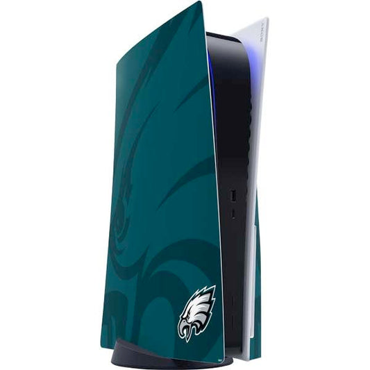 Skinit Decal Gaming Skin Compatible with PS5 Console - Officially Licensed NFL Philadelphia Eagles Double Vision Design