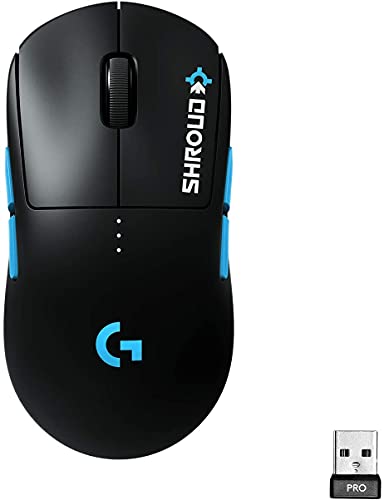 Logitech G PRO Wireless Gaming Mouse - Shroud Edition, Model 910-005974, Lightweight, High Precision, Ideal for Gamers