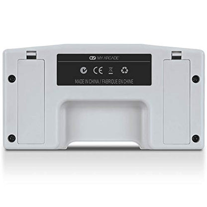 My Arcade Wireless GamePad Classic - Game Controller for NES/Wii/Wii U - 30ft Range - Ergonomic Design - Black/Gray/Red - Model DGUN-2927