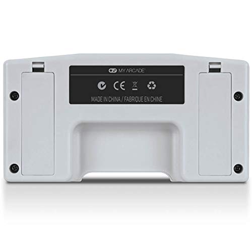 My Arcade Wireless GamePad Classic - Game Controller for NES/Wii/Wii U - 30ft Range - Ergonomic Design - Black/Gray/Red - Model DGUN-2927