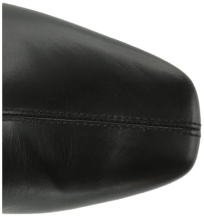 Dolce Vita GYRA Black Leather Heels, Size 6.5 - Stylish and Comfortable Footwear