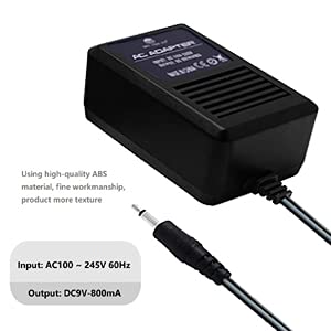 WiCareYo AC Power Supply Adapter F Plug Female to RCA Connector for Atari 2600 Console - US Plug