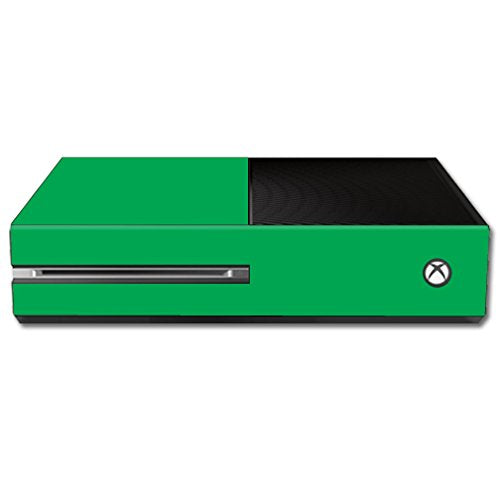MIGHTY SKINS Xbox One Console Skin - Solid Green Wrap Sticker, Glossy Finish, Compatible with Microsoft Xbox One