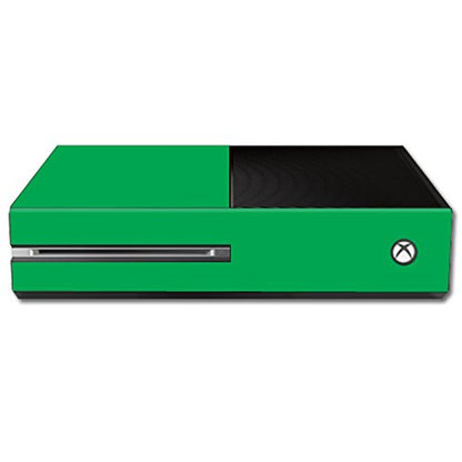 MIGHTY SKINS Xbox One Console Skin - Solid Green Wrap Sticker, Glossy Finish, Compatible with Microsoft Xbox One