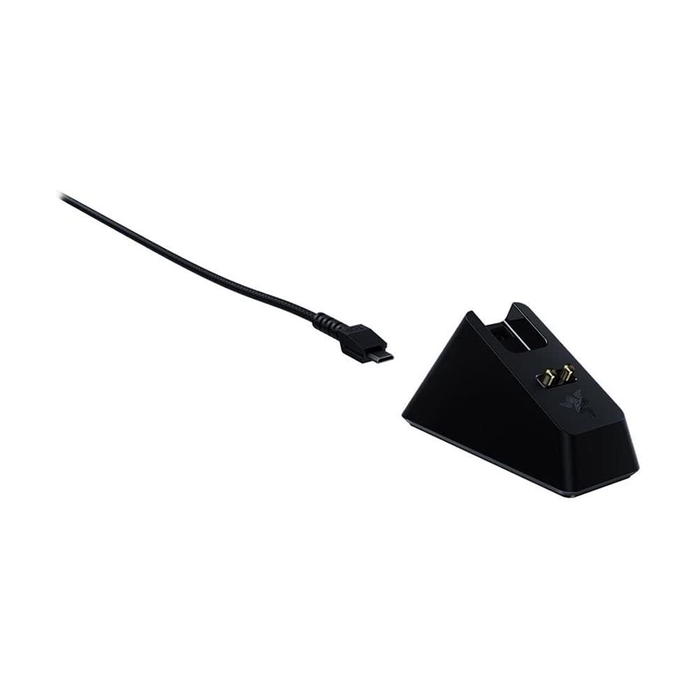 Razer Mouse Charging Dock Chroma - Magnetic Dock with RGB Lighting, Anti-Slip Feet, Classic Black, Model RC30-03050200-R3M1