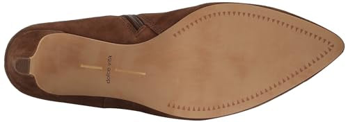 Dolce Vita HAZE Cocoa Suede Ankle Boots, Size 6.5, Stylish and Comfortable Footwear